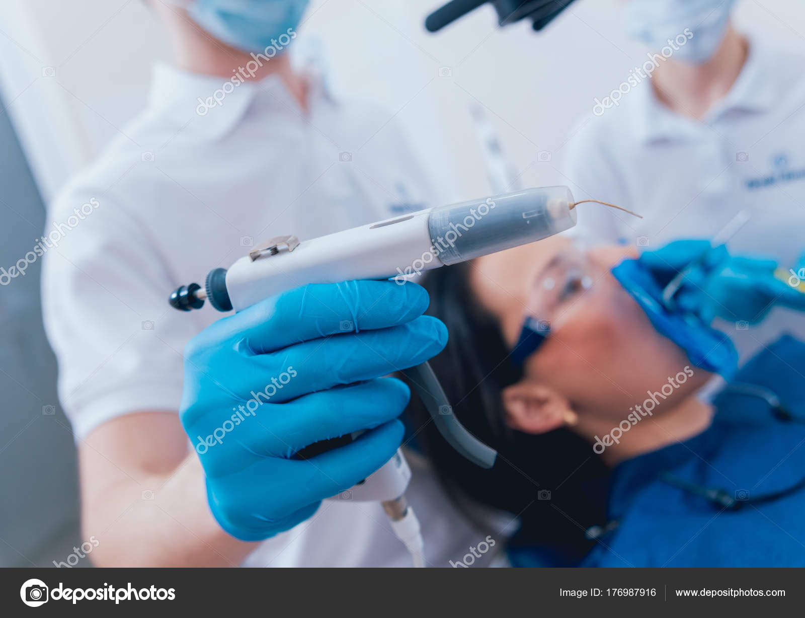 Obturation Root Canals Endodontic Treatment Modern Technology Stock