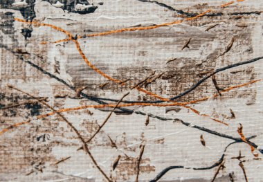 Kumaş ve boya Close-up. Tuval. Güzel arka plan