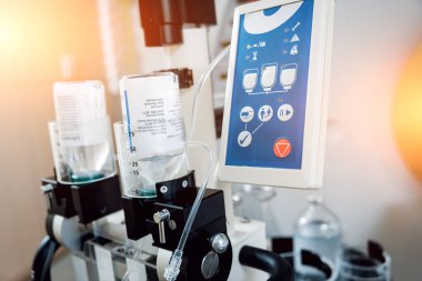 Tıbbi malzeme. Hastanede bilgisayarlı tomografi Odaya.