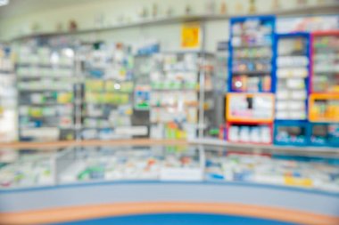 Farmacy iç arka plan bulanık