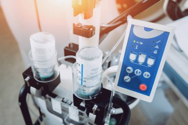 Tıbbi malzeme. Hastanede bilgisayarlı tomografi Odaya.