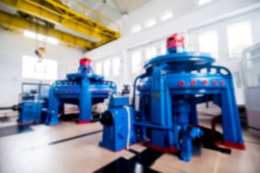 Bulanık yapar. Hidroelektrik Santrali. İç