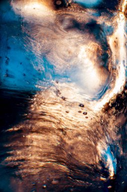 Güzel arka plan. Buz yakın çekim. Işık oyun. Makro