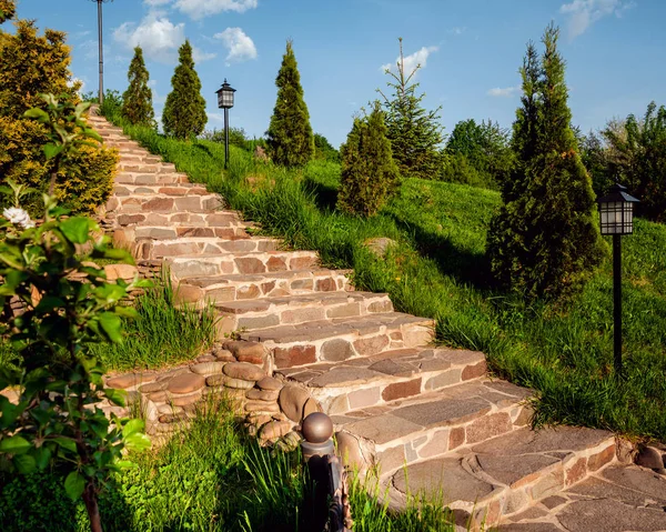 Güzel Park Peyzaj Tasarımı — Stok fotoğraf