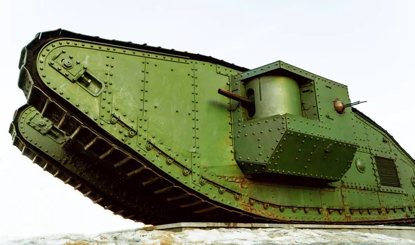 Stary Brytyjski Czołg Pierwsza Wojna Światowa — Zdjęcie stockowe