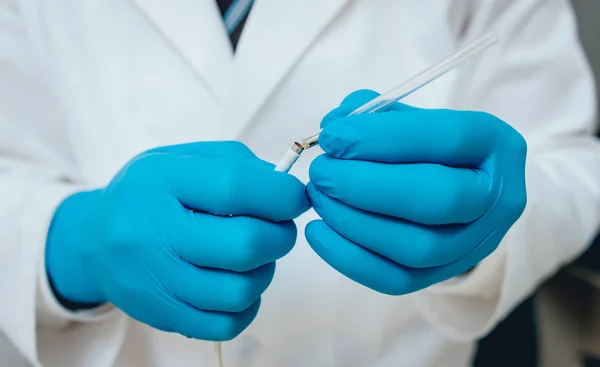 Patient Nerves Testing Using Electromyography Medical Examination Emg — Stock Photo, Image