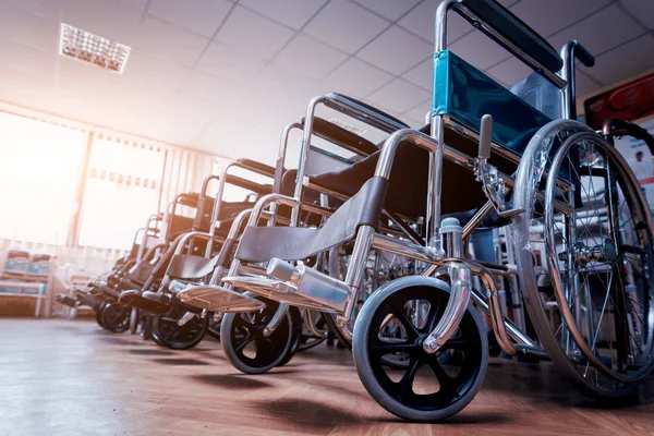 Cadeiras Rodas Vazias Hospital — Fotografia de Stock