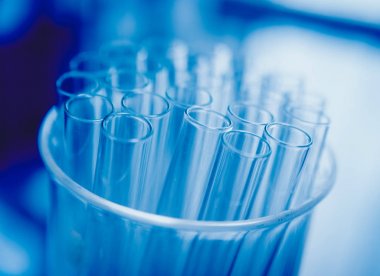 Test tüpleri. Tıbbi donatımı.