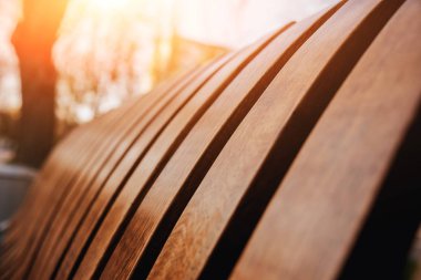 Ayrıntılarda Park ahşap Bank