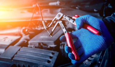 Motor sıcaklık ölçüm, araba servisi için elinde Kızılötesi Lazer termometre