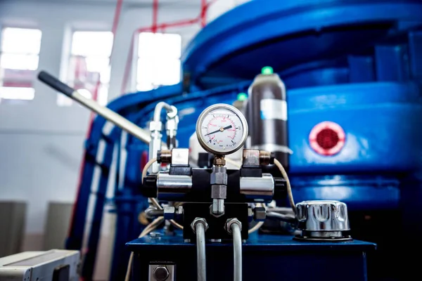 Turbine Generators Hydroelectric Power Plant Interior — Stock Photo, Image