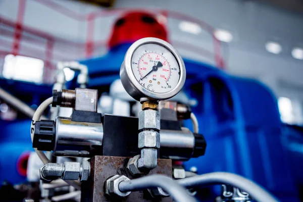 Turbinengeneratoren Wasserkraftwerk Innenraum — Stockfoto