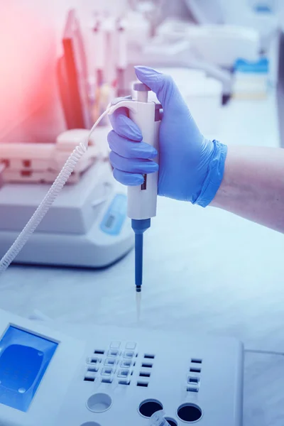 Attrezzature Mediche Test Biochimica Tecnologia — Foto Stock