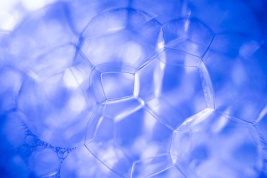 Renkli sabun ve su kabarcıkları. Soyut arkaplan.