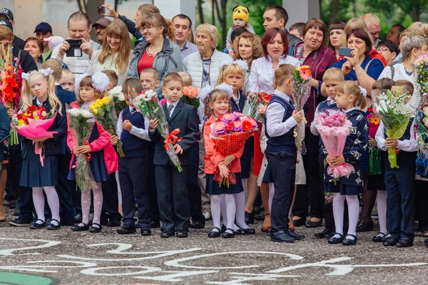 ロシアにおける知識の 9 月の最初の日. — ストック写真