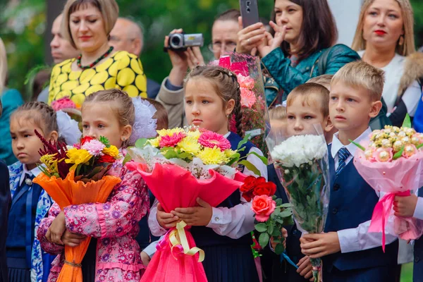 ロシアにおける知識の 9 月の最初の日. — ストック写真