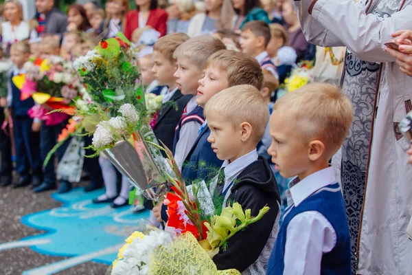 1 сентября - день знаний в России . — стоковое фото