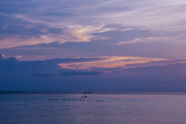 Amazing cloudy sunset