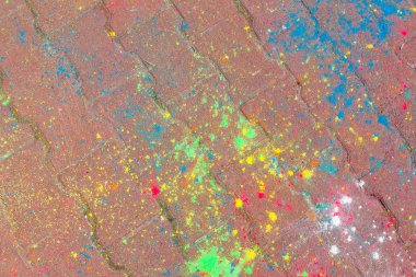 Arka zemin renkli Holi Tozu