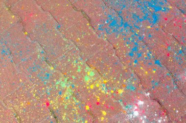 Arka zemin renkli Holi Tozu