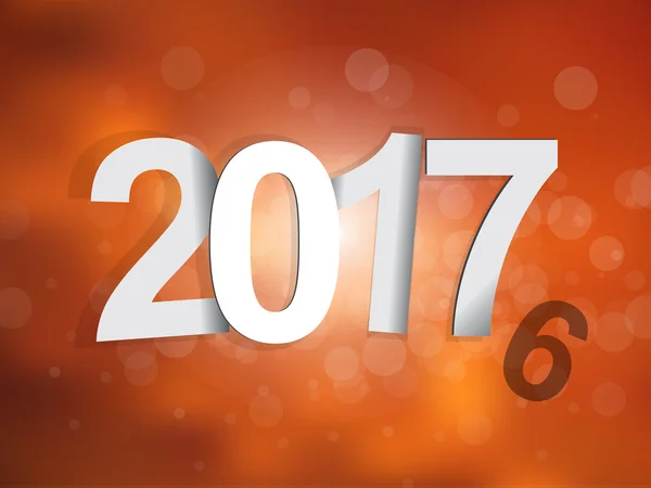 Año Nuevo 2017 — Vector de stock