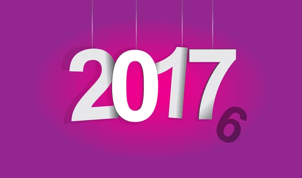 Año Nuevo 2017 — Archivo Imágenes Vectoriales