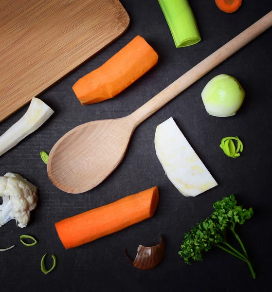 Ingredienti alimentari vegetariani — Foto Stock