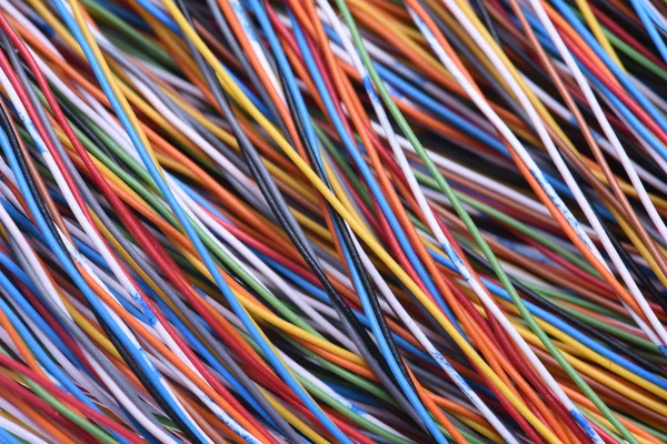 Kabels en draden voor telecomunication — Stockfoto