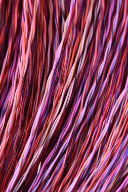 Renkli telekomünikasyon kabloları 