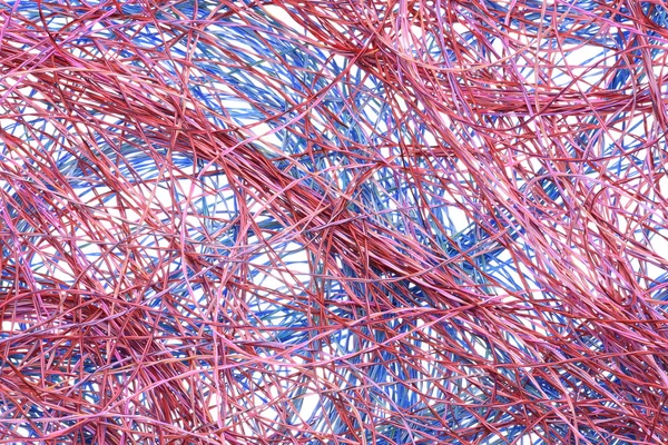 Färgade kablar och ledningar — Stockfoto