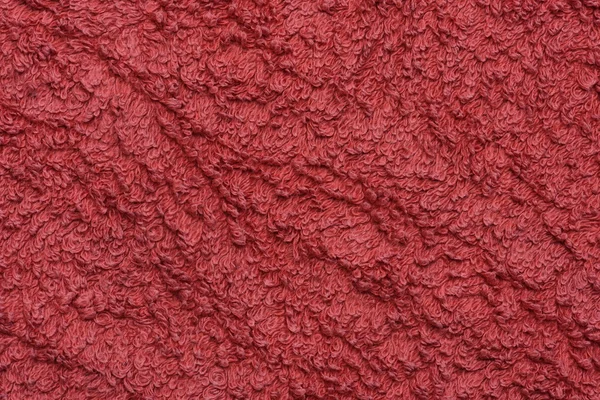Toalha vermelha closeup — Fotografia de Stock