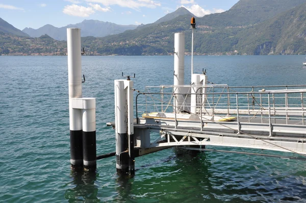 Jetty di danau Como — Stok Foto