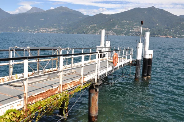 Jetty di danau Como — Stok Foto