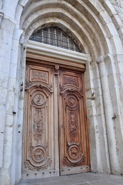 Vecchia porta in legno — Foto Stock