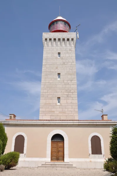 Garoupe farol, o velho farol — Fotografia de Stock