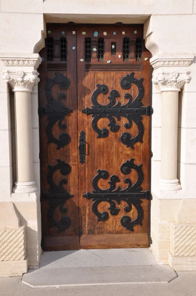 Puerta de madera vieja — Foto de Stock