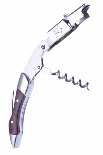 Corkscrew isolated on a white background — Stock Photo, Image