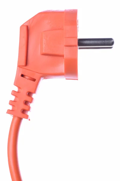 Plu elektrik kablosuyla — Stok fotoğraf