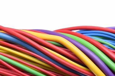 Renkli elektrik kabloları