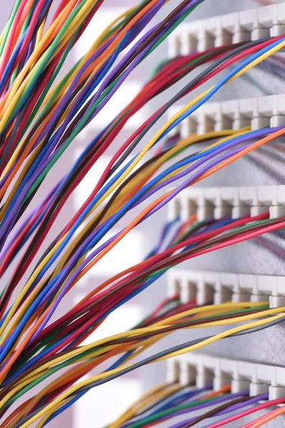 Panel de Conmutador IP de cables —  Fotos de Stock