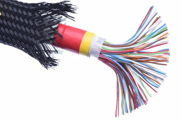 Cable of telecommunication network — Stock Photo, Image