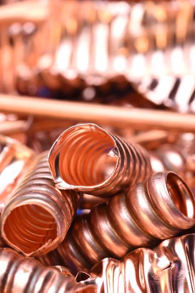 Copper scrap for recycling — Stock Photo, Image