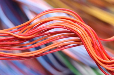 Elektrik kablolar closeup