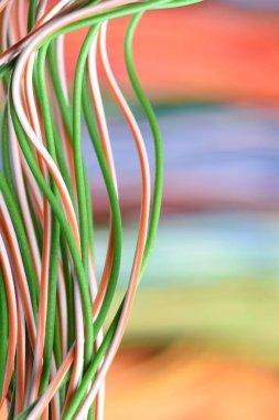 Elektrik kablolar closeup