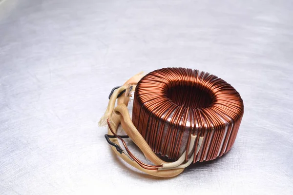 Copper Coils Transformer — Stock Photo, Image