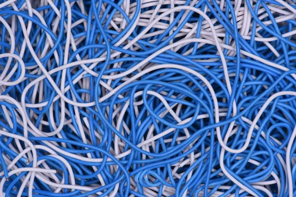 Cable y cable en sistemas de red informática —  Fotos de Stock