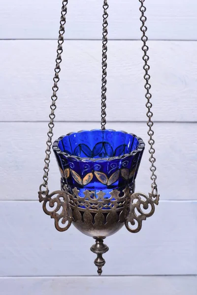 Kunst sacrale olie Lamp Lampada — Stockfoto