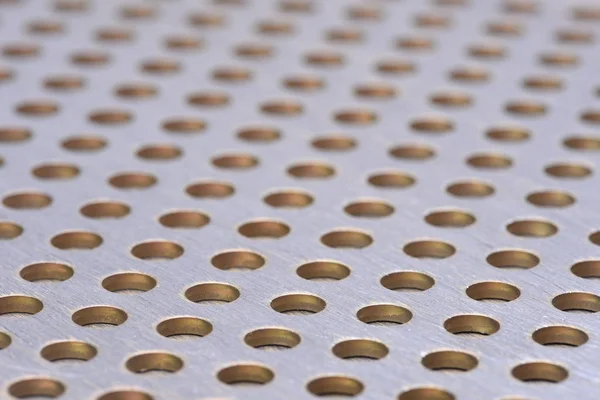 Aluminum metal sheet perforated with holes