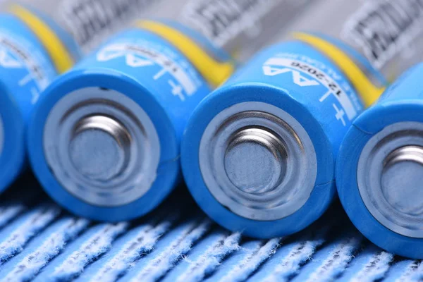 AA baterie Closeup — Stock fotografie