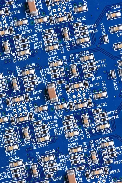 Elektronische circuit bord close-up — Stockfoto